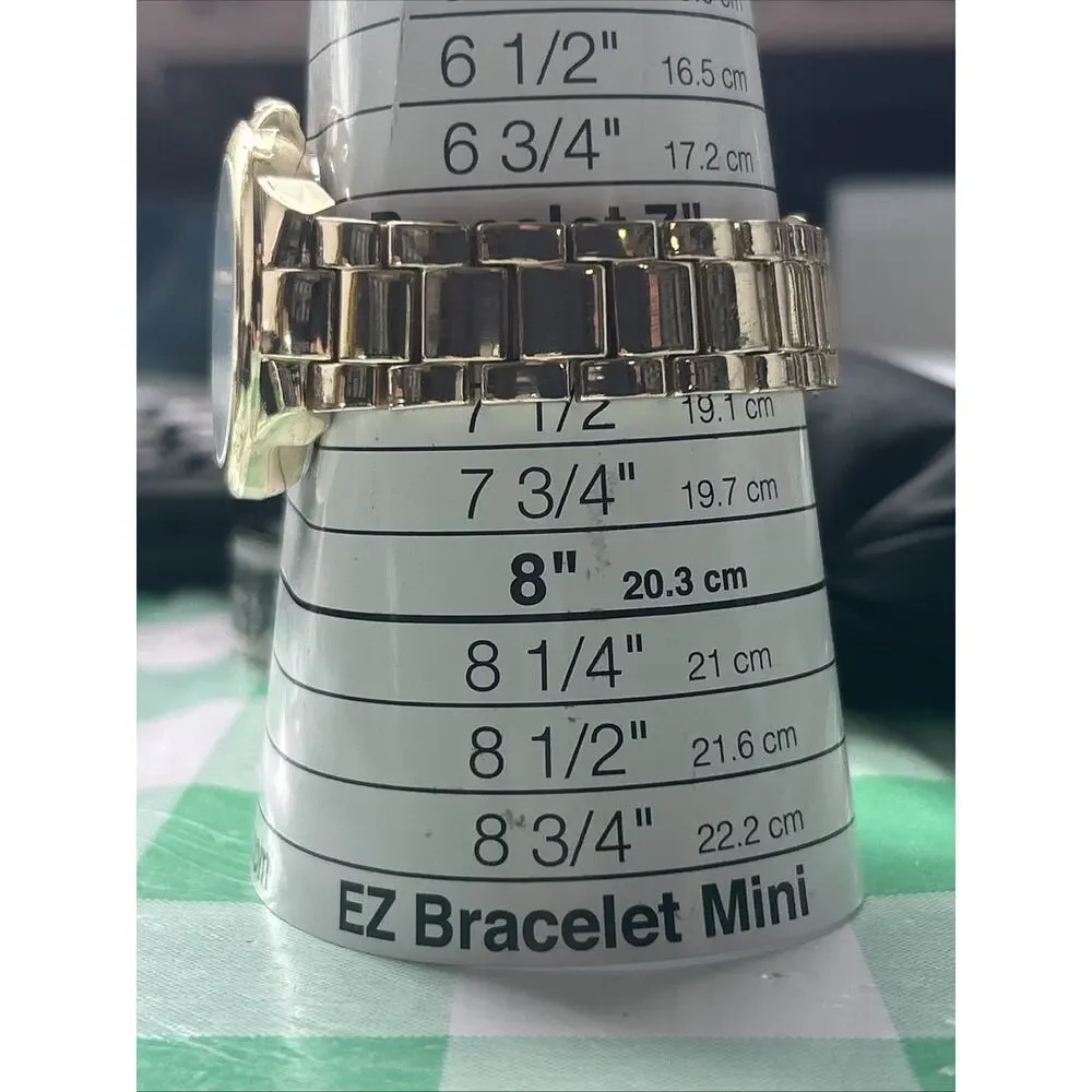 Gold Tone Blue Dial Women’s Quartz Watch